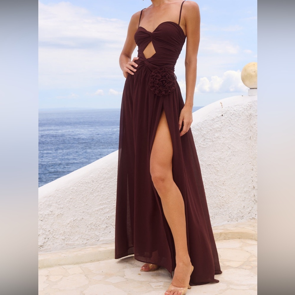 Runaway the Label Danika Maxi Dress NWT